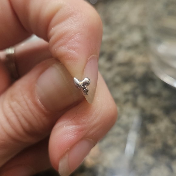 Pupil Hall Swerve Thredless Pin End - White gold - Picture 2 of 2